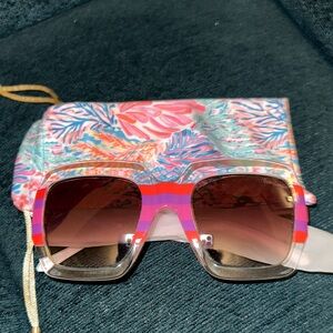 Lilly Pulitzer Pink and Purple Sunglasses